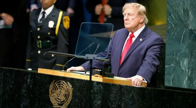 Trump speaks before world leaders at the UN General Assembly