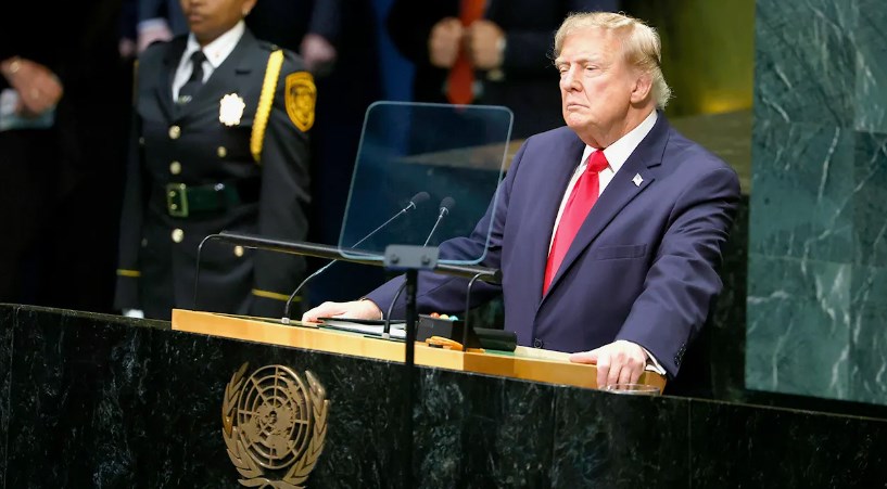 Trump speaks before world leaders at the UN General Assembly