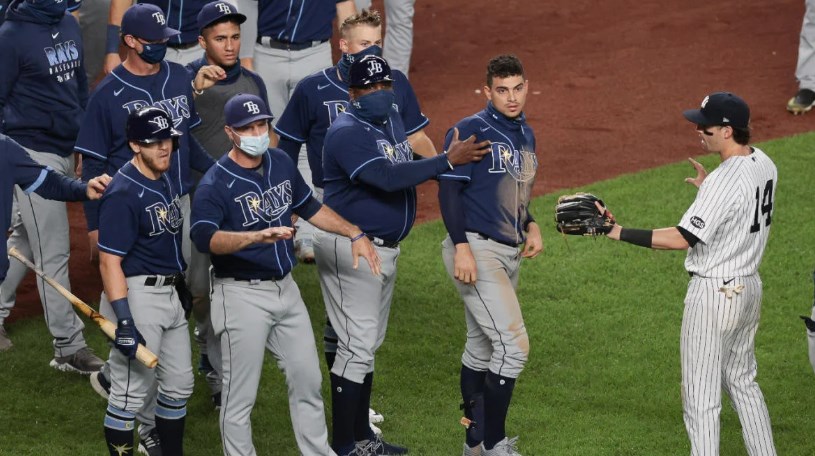 Yankees watch Rays party but NY is still AL's team to beat without Judge