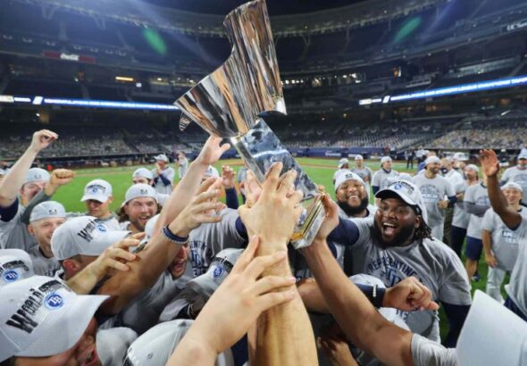 Rays celebrate as ALCS victory sends them to the World Series