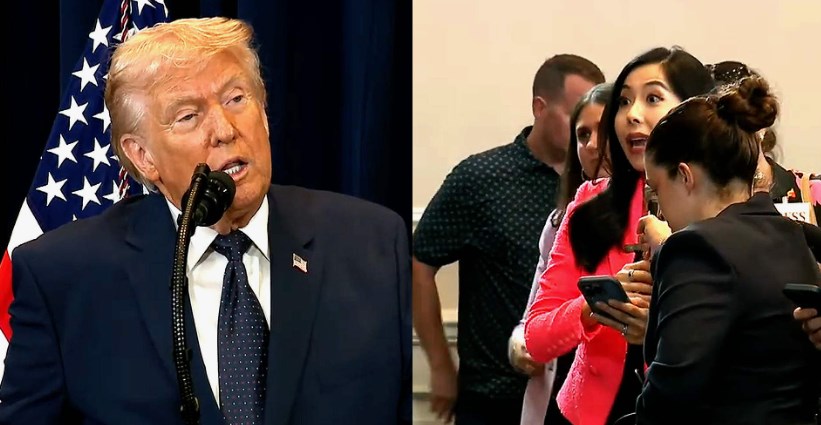 Trump confronts reporter in tense Oval Office exchange