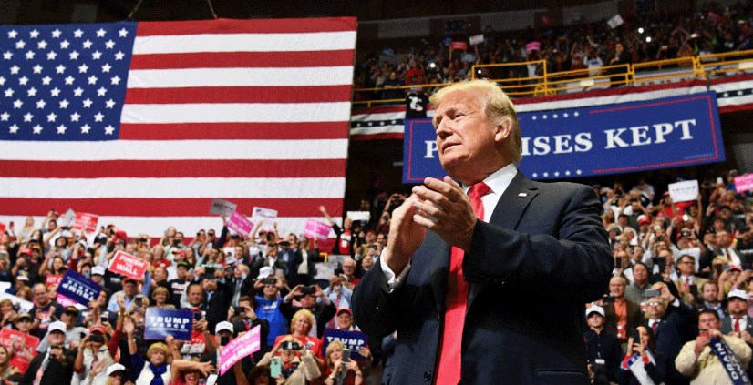 Trump rallies supporters in Chillicothe..