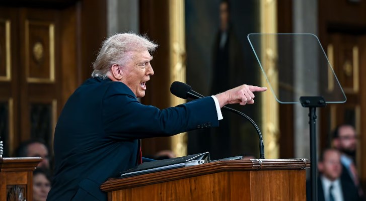 Trump says checks to voters are from economic growth.