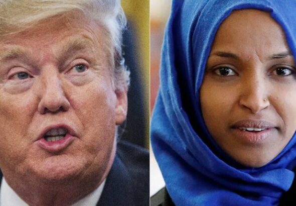 Trump slams Omar after federal agents search her home