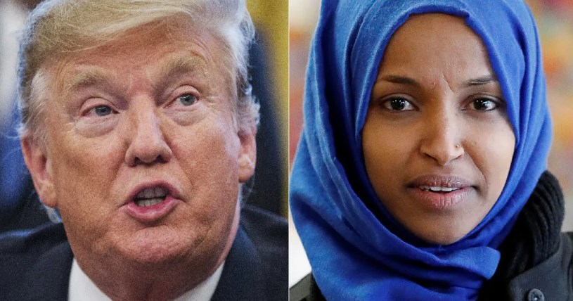 Trump slams Omar after federal agents search her home