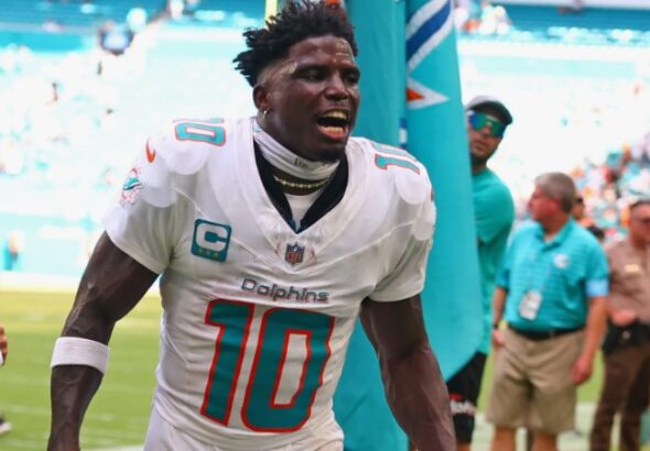 Tyreek Hill found liable on two counts of battery