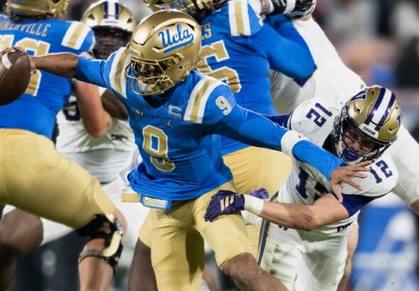 UCLA lost quarterback Nico Iamale
