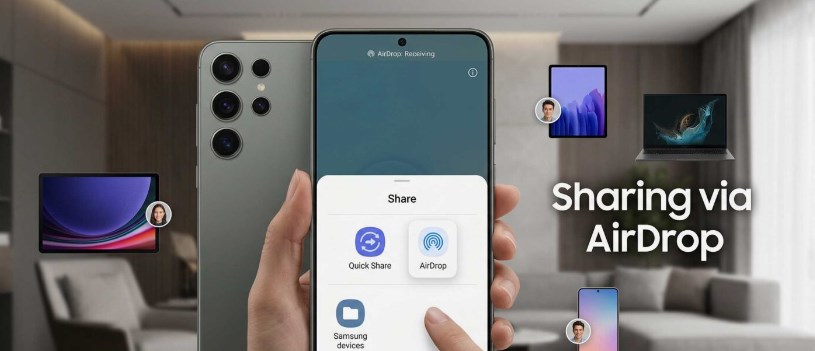 Users of Galaxy A56, A57 reports AirDrop compatiblity after One UI 9.0 update